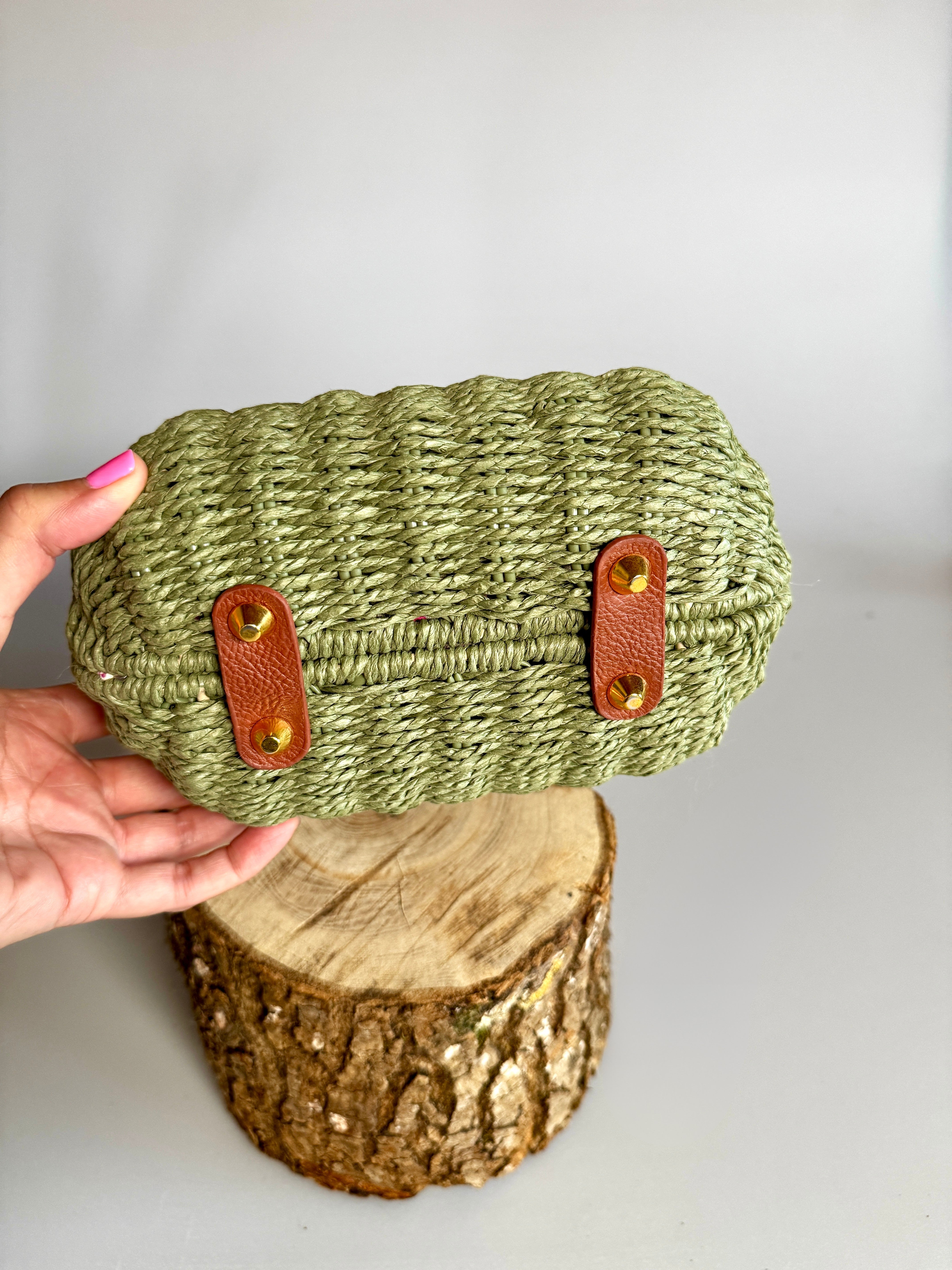 Sac à main en fibres naturelles