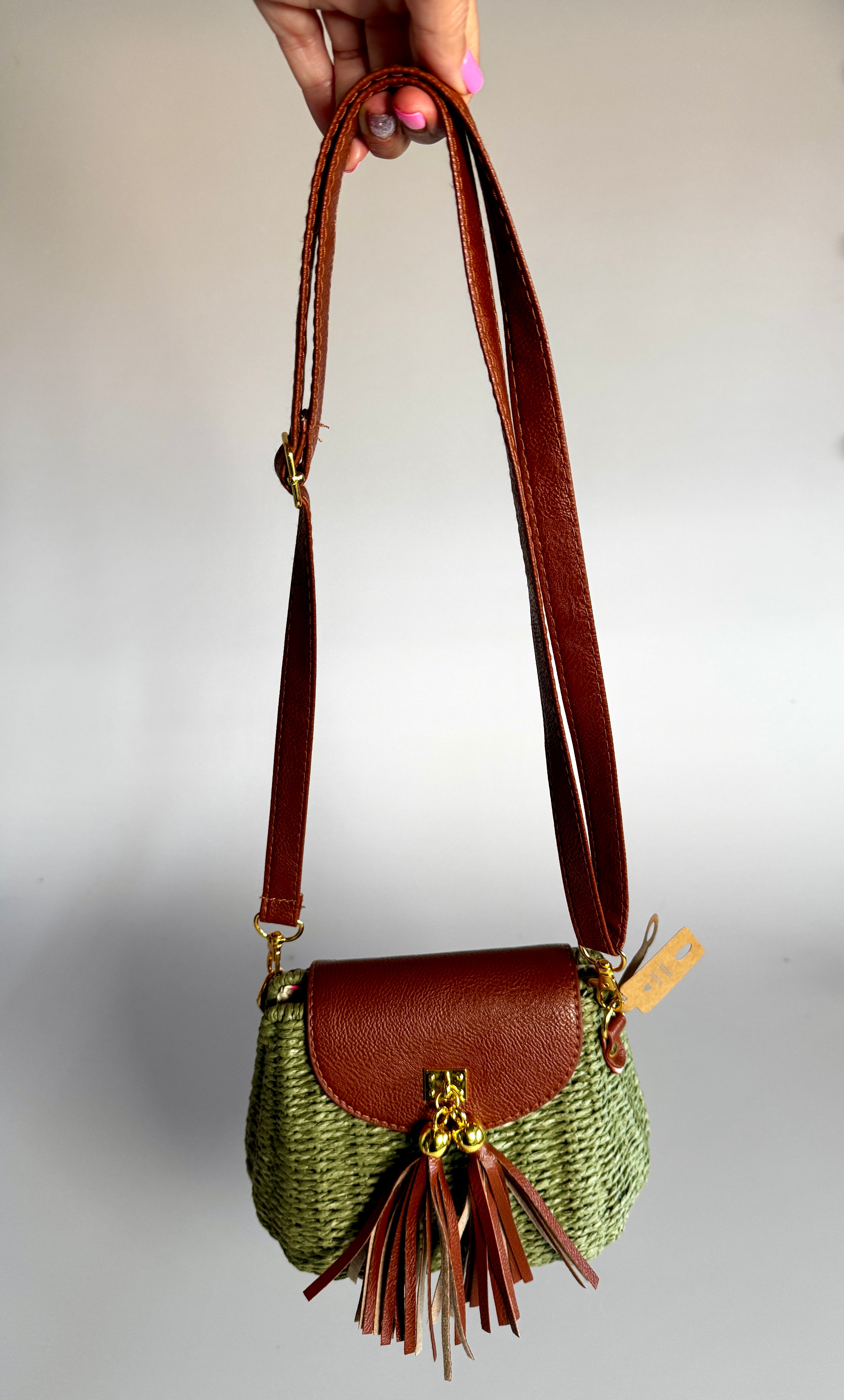 Sac à main en fibres naturelles