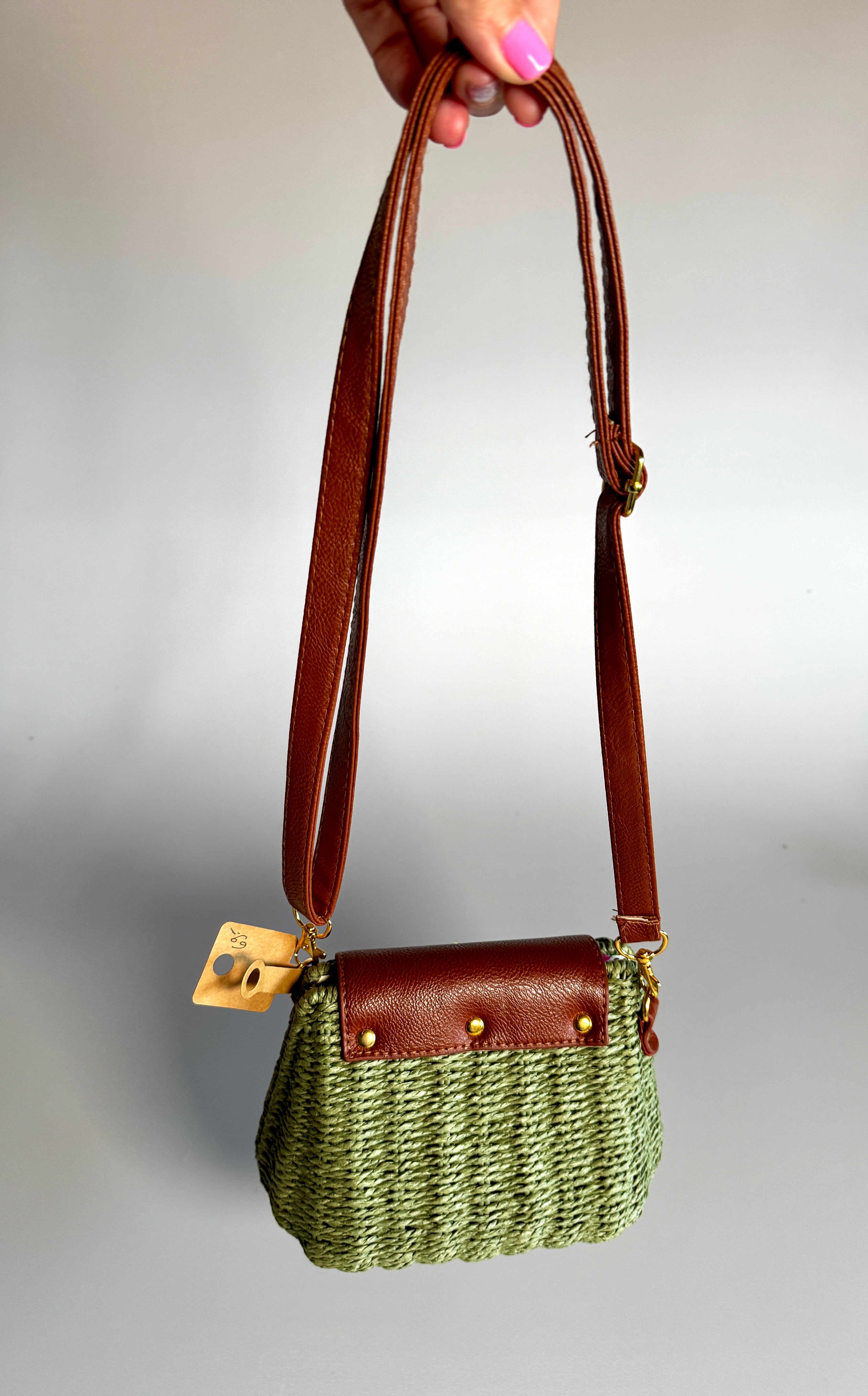 Sac à main en fibres naturelles