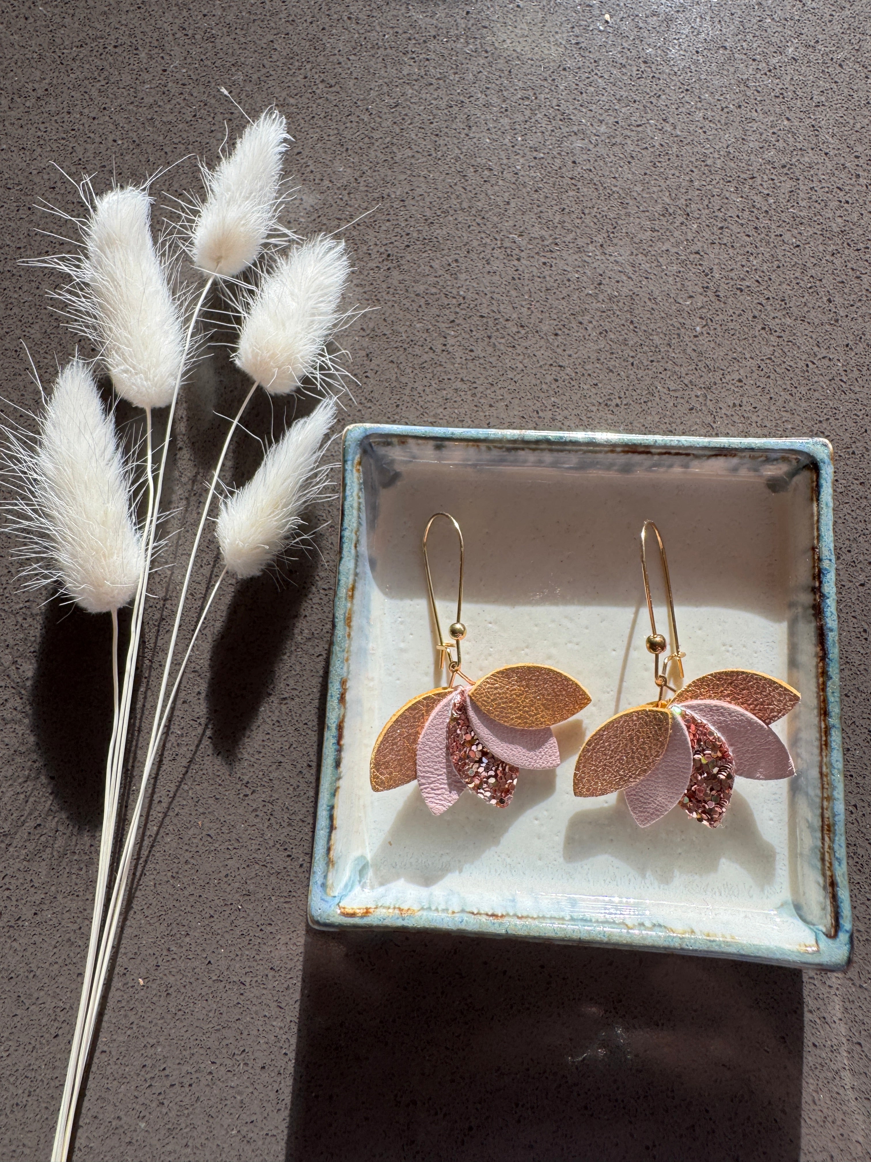 Boucles d’oreilles Églantine