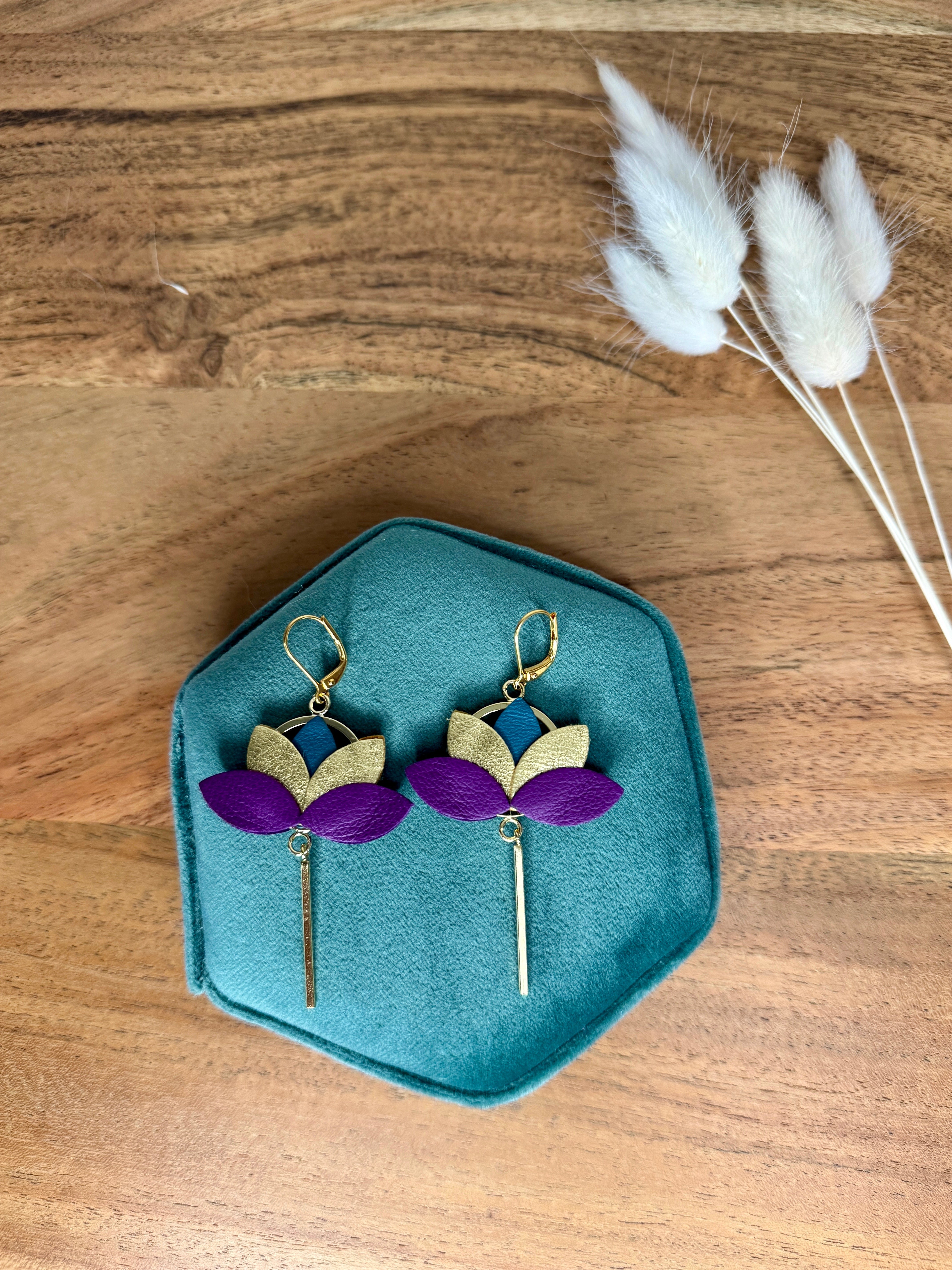 Boucles d'oreilles Lotus
