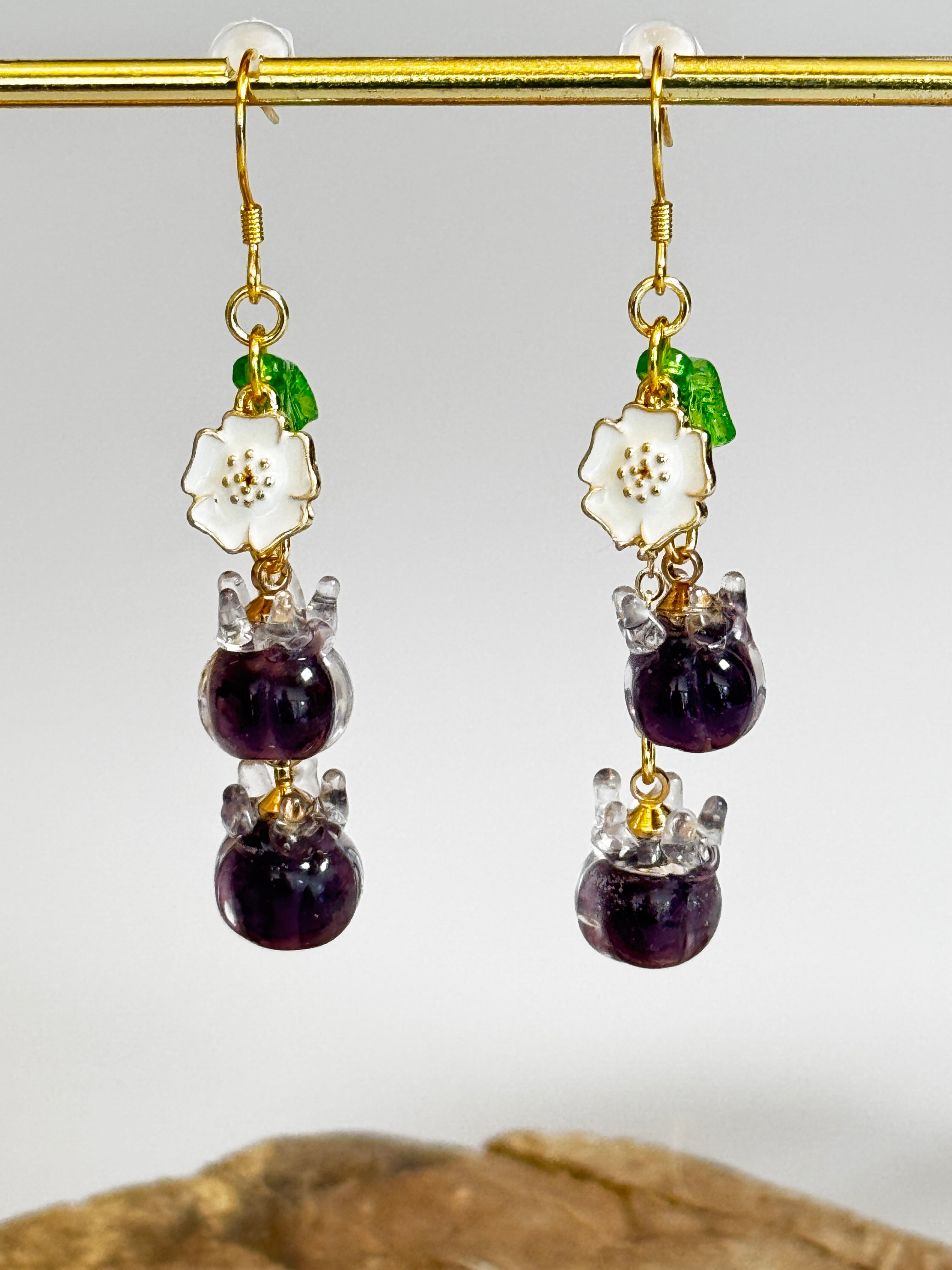 Boucles d'oreilles Fragments de nature