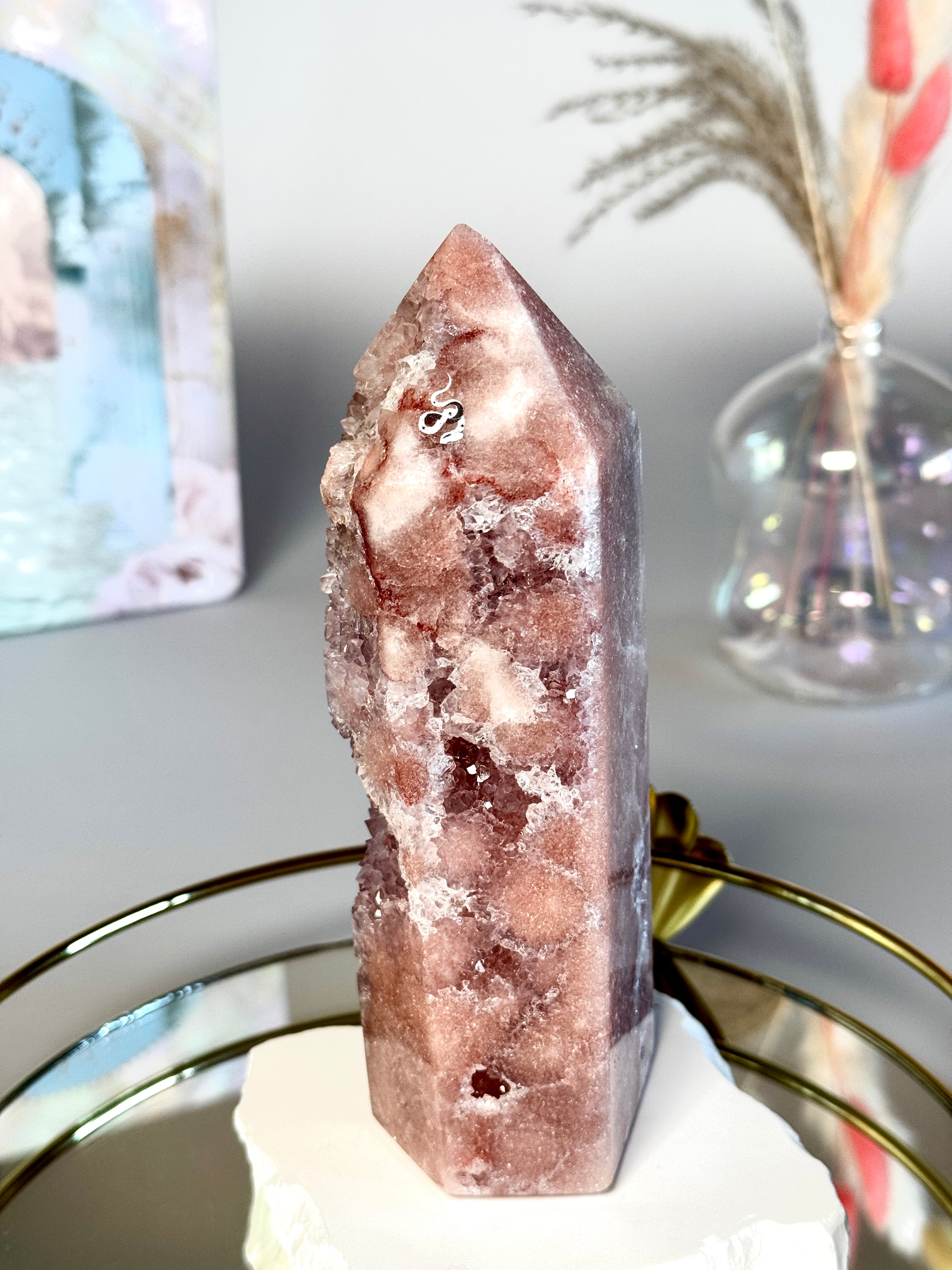 Grande Tour Améthyste Rose Druzy