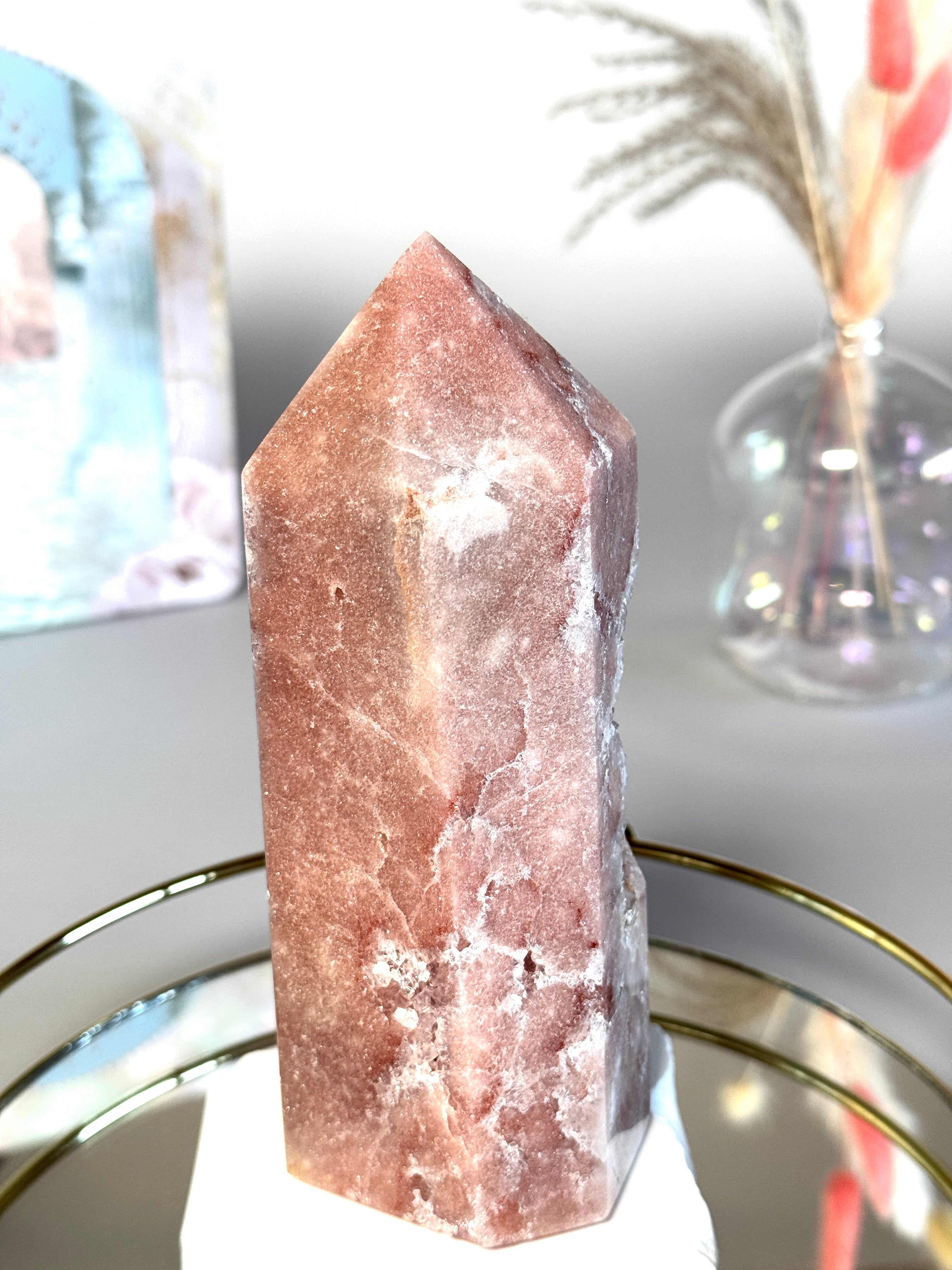 Grande Tour Améthyste Rose Druzy